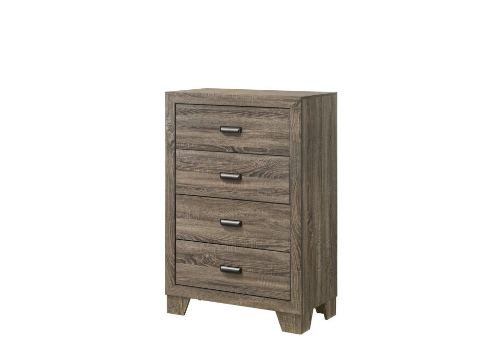 4-Door Millie Grey Chest Drawer