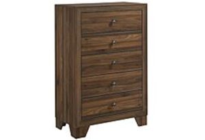 4-Door Millie Brown Chest Drawer