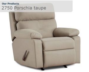 2750 Porschia Taupe Rocking Recliner