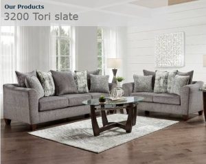 3200 Tori Slate Sofa Set