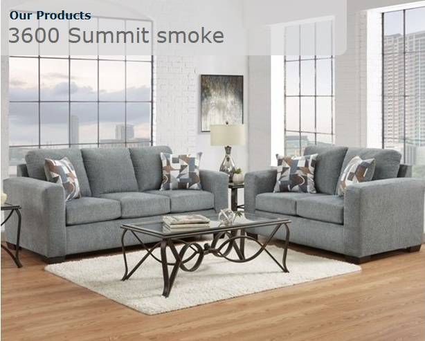 3600 Summit Smoke Sofa Set