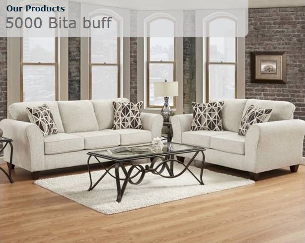 5000 Bita Buff Sofa Set