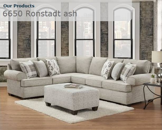 6650 Ronstadt Ash Sofa Set