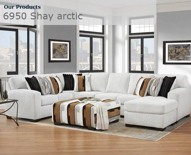 6950 Shay Arctic Sofa Set