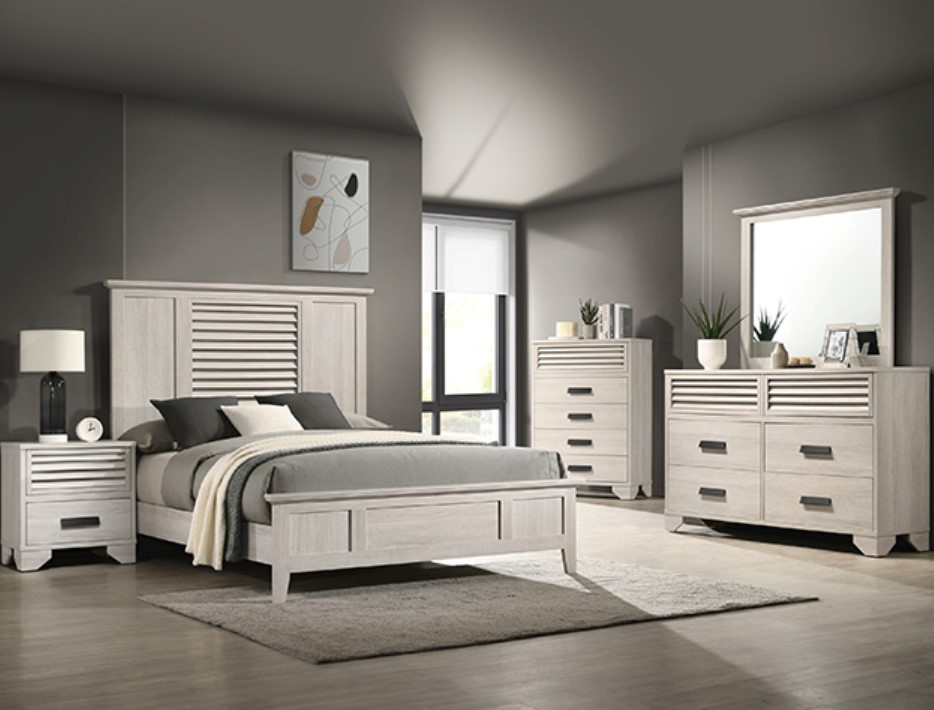 Setb4740 Sarter Bedroom Group – White