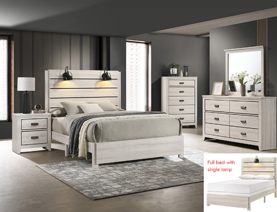 Setb6810 Carter Bedroom Group White