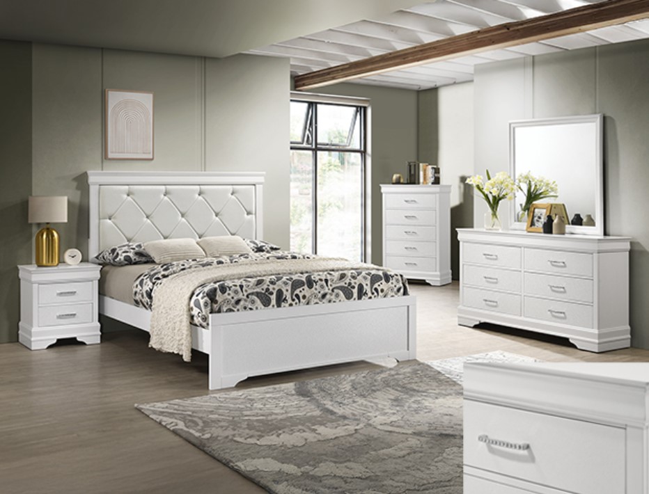 Setb6912 Amalia Bedroom Group – White