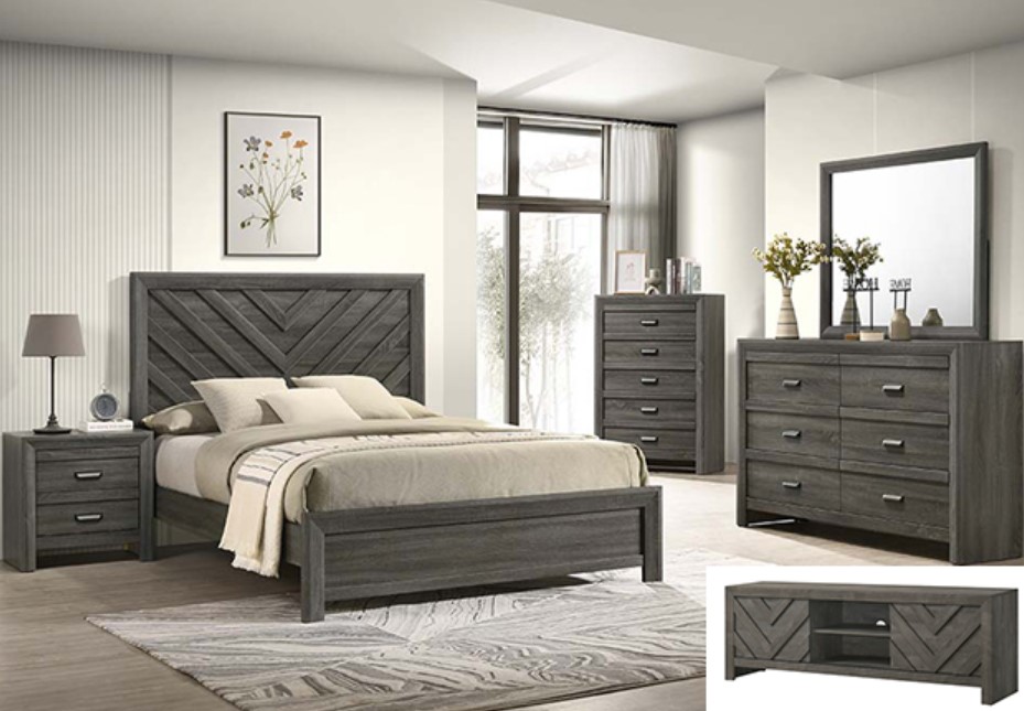 Setb9335 Valor Bedroom Group Grey